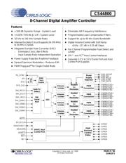 CS44800-CQZ 数据规格书 1