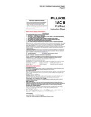 FLUKE-179/1AC-II 数据规格书 1