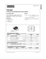 FDC634P datasheet.datasheet_page 2