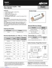 PA2001 数据规格书 1