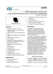 LIS2DE datasheet.datasheet_page 1