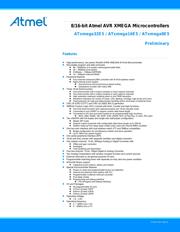ATXMEGA8E5-MUR 数据规格书 1