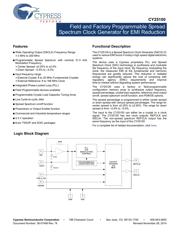 CY25100SXIF datasheet.datasheet_page 1