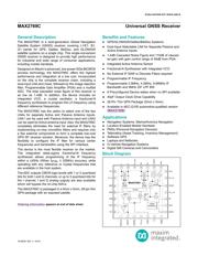 MAX2769CETI+ Datenblatt PDF