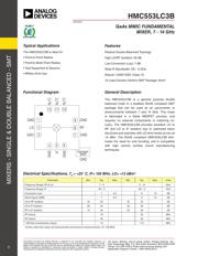 HMC553LC3BTR 数据规格书 1