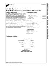 LM4861M/NOPB datasheet.datasheet_page 2