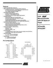 ATTINY28L-4AU Datenblatt PDF
