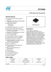 ST7538P013TR Datenblatt PDF