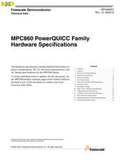 MPC860PZQ80D4 数据规格书 1