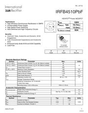 IRFB4510PBF datasheet.datasheet_page 1