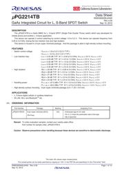 UPG2214TB-E4-A Datenblatt PDF