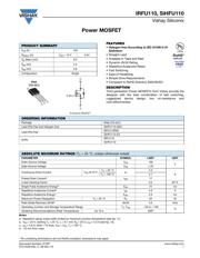 IRFU110PBF 数据手册
