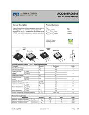 AOD444 datasheet.datasheet_page 1