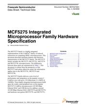 MCF5272VM66R2 数据规格书 1