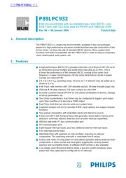 P89LPC932BA Datenblatt PDF