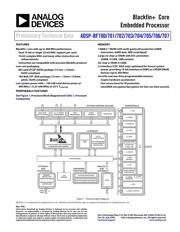 ADSP-BF706BCPZ-ENG 数据规格书 1
