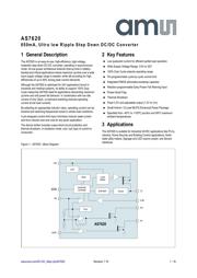 AS7620B-BQFT-500 datasheet.datasheet_page 1