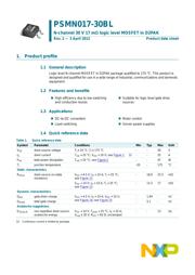 PSMN017-30BL,118 datasheet.datasheet_page 1