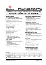 PIC32MX695F512LT-80I/BG datasheet.datasheet_page 1