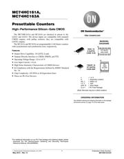 MC74HC161ADR2 datasheet.datasheet_page 1