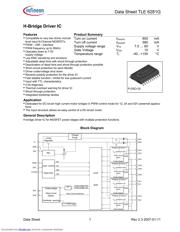 TLE6281GNT 数据规格书 1