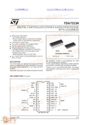 TDA7313N datasheet.datasheet_page 1