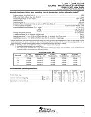 TLC271 数据规格书 5