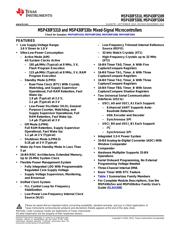 MSP430F5304 datasheet.datasheet_page 1