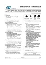 STM32F072C8T6TR Datenblatt PDF