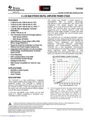 TAS5162DKDR datasheet.datasheet_page 1