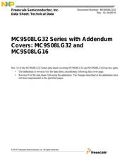 MC9S08LG32CLK 数据规格书 1