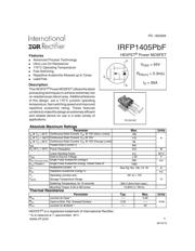 IRFP1405PBF 数据规格书 1