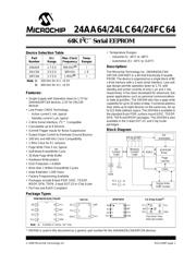 24AA1025T-I/SN Datenblatt PDF