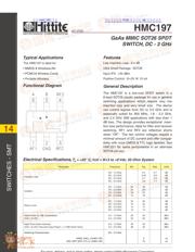 HMC197 数据规格书 1