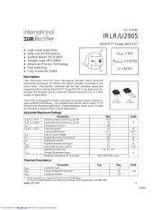IRLR2905 Datenblatt PDF