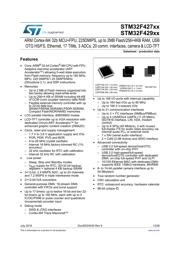 STM32F427VIT6 Datenblatt PDF