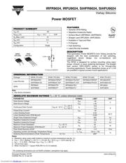 IRFU9024 数据规格书 1