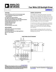 ADM8843ACPZ 数据规格书 1