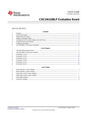 CDCUN1208LPEVM 数据规格书 1