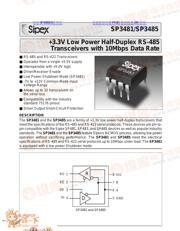 SP3485EN datasheet.datasheet_page 1