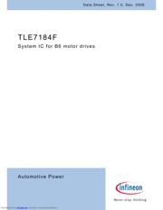 TLE7184FXT 数据规格书 1