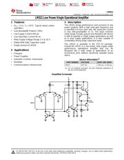 LM321 数据规格书 1