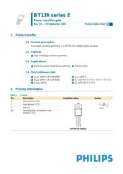 BT139B-800 数据规格书 1