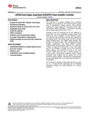 LMV242LDX/NOPB datasheet.datasheet_page 1