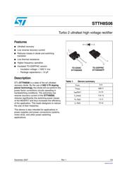 STTH8S06D datasheet.datasheet_page 1