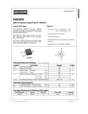 FDD3670 datasheet.datasheet_page 1