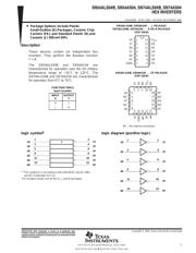 SN74ALS04BN datasheet.datasheet_page 1