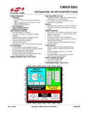 C8051F321-GM Datenblatt PDF