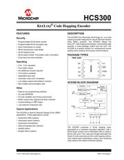 HCS300T-I/SN Datenblatt PDF