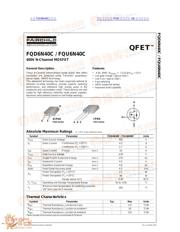 FQD6N40C datasheet.datasheet_page 1